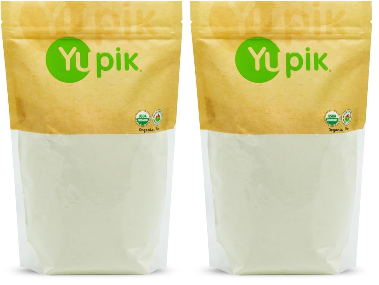 Yupik Organic Quinoa Flour, 2.2 lb, Non-GMO, Vegan, Gluten-Free (Pack of 2)