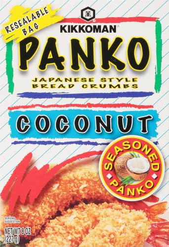 Kikkoman Coconut Seasoned Panko Bread Crumbs, 8 Oz