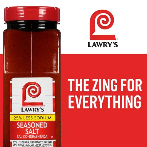 Lawrys 25% Less Sodium Seasoned Salt, 36.5 oz