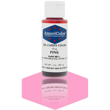 Americolor Pink 2 oz. Cake Decorating Candy Making Candy Color Oil