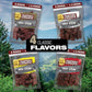 Old Trapper, Trappers Choice Kippered Steak, Old-Fashioned Flavor, Eight-Ounce Individual Package, Savory Steak Pieces, 10 Grams