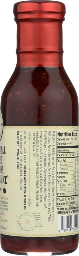 Fischer & Wieser Chipotle Sauce, Rst Rspbry, 15.75-Ounce (Pack of 3)