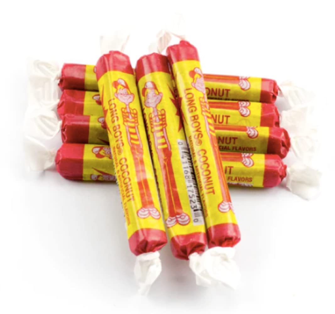 Atkinson'S Long Boy Coconut Chewy Caramel Bulk Individually Wrapped Candy (3 Pound)