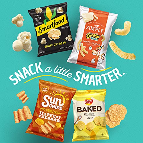 Frito Lay, Cheetos, Baked!, Crunchy Cheese Flavored Snacks, 7.63Oz Bag (Pack Of 4)