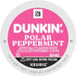Dunkin White Chocolate Peppermint Artificially Flavored Coffee, K-Cup Pods, 60 Ct.
