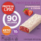 Protein One 90 Calorie Protein Bars, Strawberries And Cream, Keto Friendly, 5 Ct, 4.8 Oz