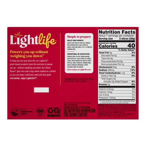 LIGHTLIFE FOODS Smart Bacon, 5 OZ
