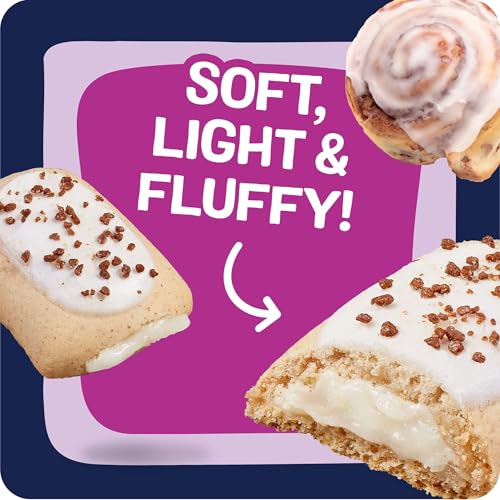 Pop-Tarts Baked Pastry Bites, Kids Snacks, School Lunch, Frosted Cinnamon Roll (5 Boxes, 25 Pouches)