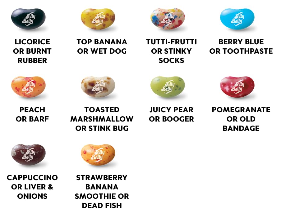 Just Grown Jelly Belly Beanboozled *7Th Edition* (1.6 Oz Pack Of 4)