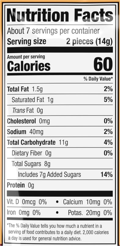 Brach's Nips Caramel Hard Candy, Individually Wrapped, 3.25 oz Bags, Pack of 12, Brown, Perfect for Sharing and Snacking
