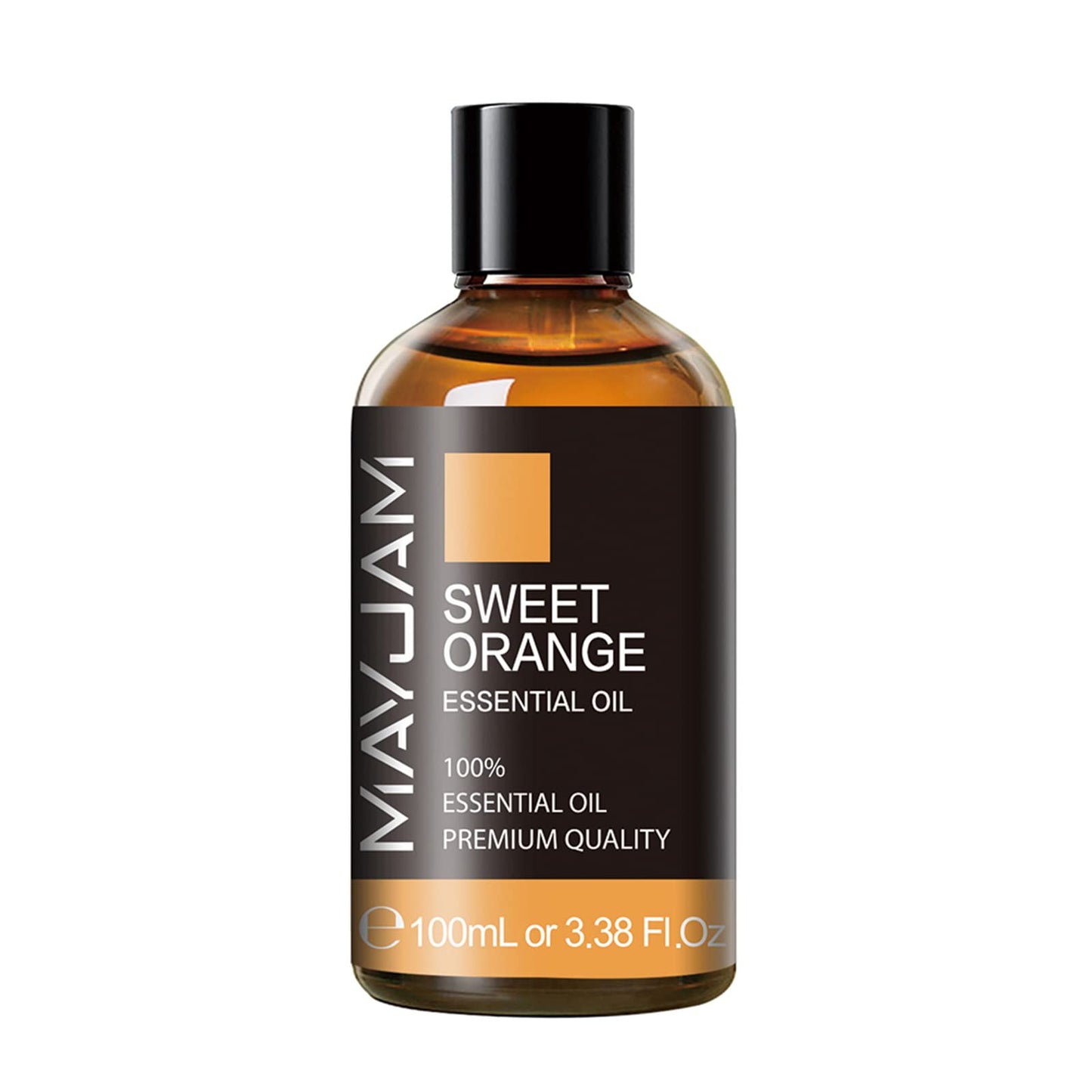 Sweet Orange Essential Oil, Mayjam 100Ml Premium Quality Sweet Orange Oil With Glass Dropper, Huge 3.38Fl. Oz, Perfect For Aroma