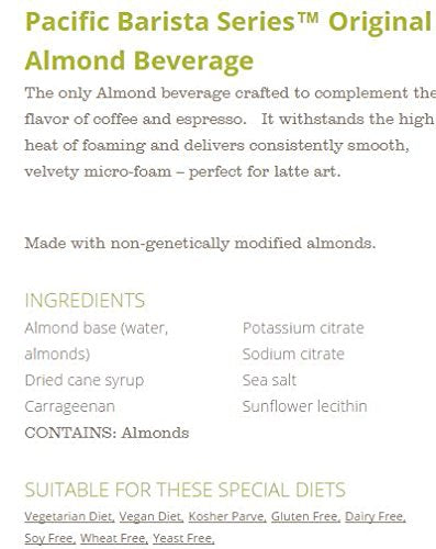 Pacific Barista Series Original Almond Beverage 32 Oz - Pack Of 3