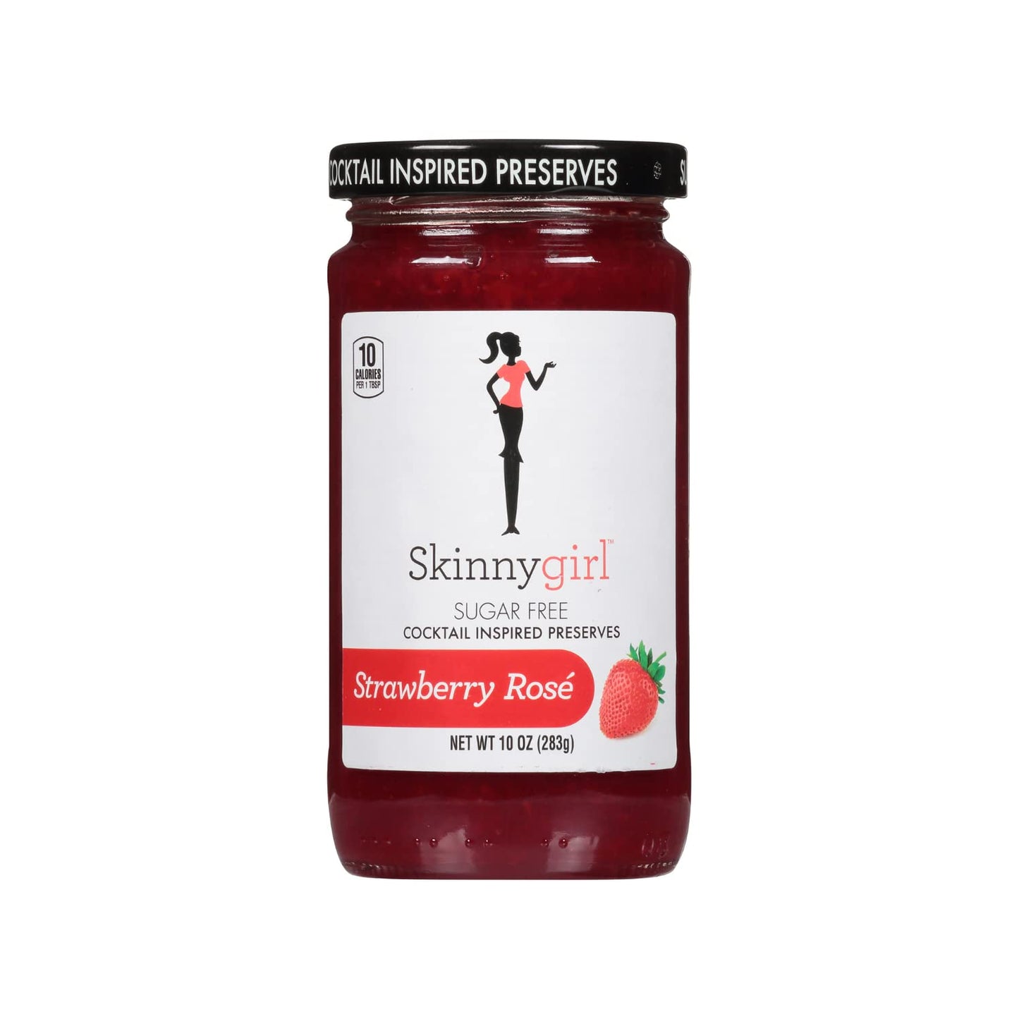 Skinnygirl Sugar Free Preserves Variety Pack - Strawberry Rose, Raspberry Bellini, Apricot Mimosa, 10 Ounce Jars, 3 Count