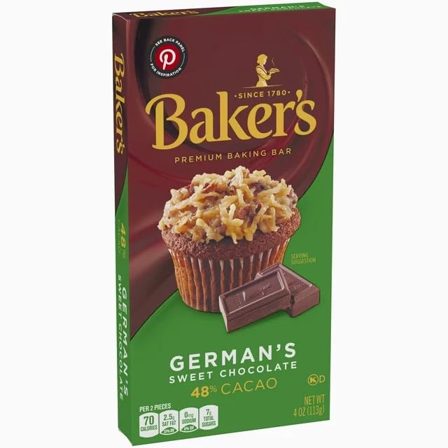 Bakers Sweet German Chocolate, 4 Oz