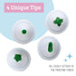Sweets Indeed, Christmas Frosting Kit plus Sprinkles, 3 Frosting Tubes, 2.5 ounces Sprinkes, 4 nozzles, 11.31 ounces, Perfect fo
