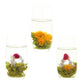 Lwxljmjzc-12 Unique Varieties Blooming Green Tea Ball | Jasmine Flowering Tea | Individual Pack With Flowers-Gifts For Tea Lover