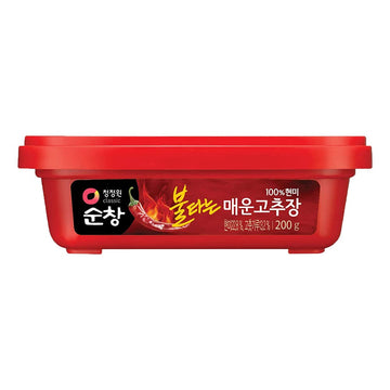 Chung Jung One O'Food Extra Hot Gochujang 200g, Korean Red Chili Pepper Paste, Spicy, Sweet and Savory Sauce, Traditional Fermen