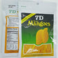 7D Dried Mangoes, Naturally Delicious, Tree Ripened, 2.82 oz (Pack of 2)