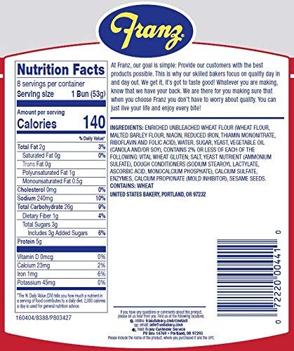 Franz Cluster Sesame Hamburger Buns, 15 oz