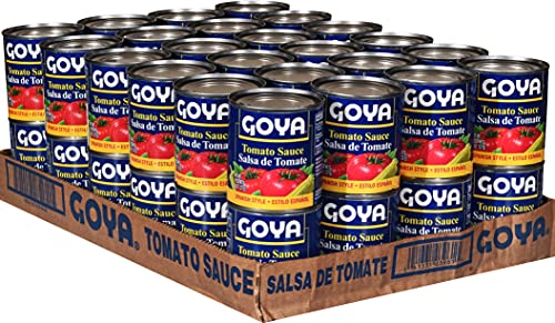 Goya Foods Tomato Sauce, Spanish Style, 8 Ounce (Pack Of 48)