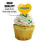 GRAPHICS & MORE Cupcake Picks Set of 6, Acrylic, Rollins College Heart Logo Toppers