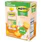 Motts Fruit Smoothies Vanilla Peach, 4.2 oz clear pouches, 24 Count (6 Packs of 4), Made With Milk, Made With Real Fruit, Good S