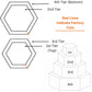 Hexagon Styrofoam Cake Dummies Various Sizes
