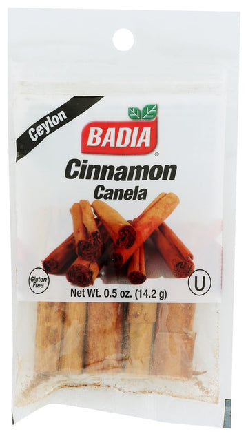 Badia Cinnamon Sticks, 0.5-Ounce Bags (Pack Of 12)