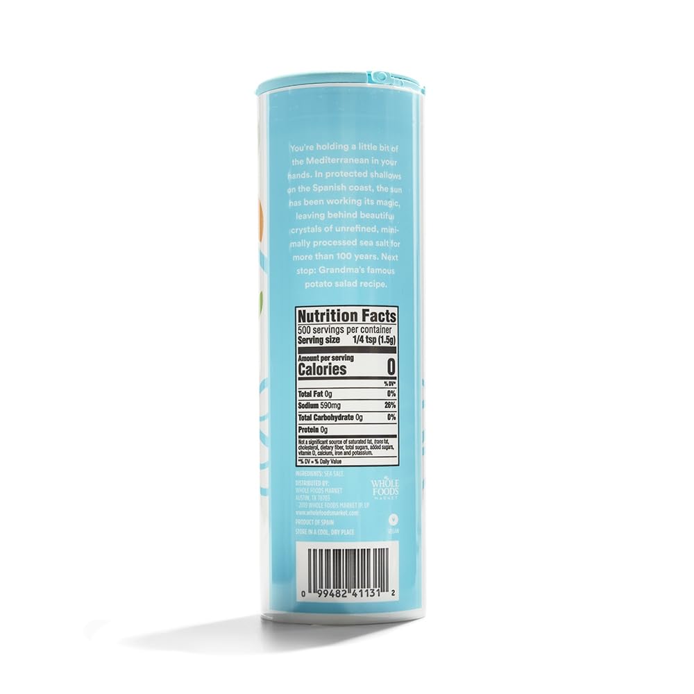 365 by Whole Foods Market, Salt Sea Crystals Fine, 26.5 Ounce