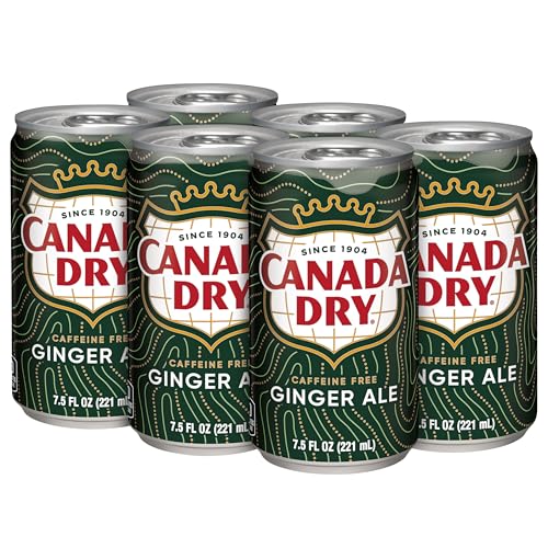 Canada Dry Ginger Ale Soda  7.5 fl oz cans  6 pack