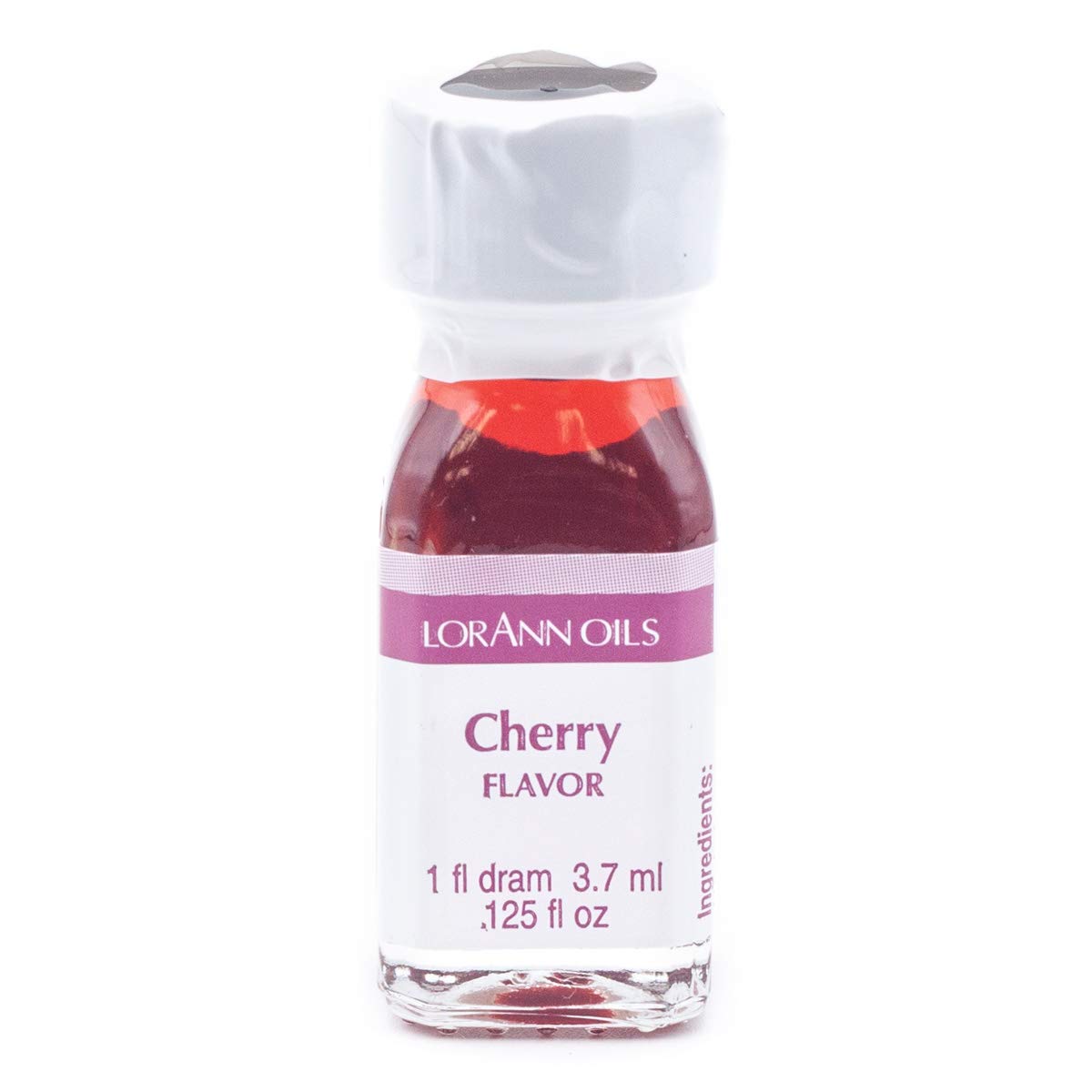 Lorann Cherry Ss Flavor, 1 Dram Bottle (.0125 Fl Oz - 3.7Ml - 1 Teaspoon) - 2 Pack