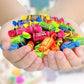 KLUB BULK Holiday Special Tootsie Roll Fruit Chews, Assorted 8 Flavors, 1 lb Resealable Bag, Individually Wrapped, Chewy Taffy Candy