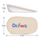 Drfoot Height Increase Insoles, Heel Cushion Inserts, Heel Lift Inserts For Leg Length Discrepancies (Large (1 Height))