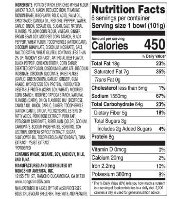 Tonkotsu Ramen Noodle Soup 3.56 oz (Pack of 6) by Life of style