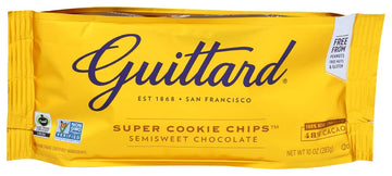 Guittard Super Cookie Chocolate Chip Chunks, 10 Oz