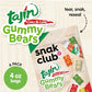 Snak Club Tajin Gummy Bears, Assorted Fruit Candy Gummies with Chili and Lime Seasoning, Mild, Gluten-Free and Vegan Snacks, 4 o