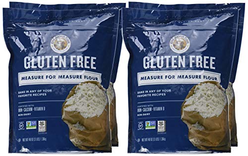 King Arthur Flour Measure for Measure Flour, Gluten Free,48 Oz (Pack of 4)