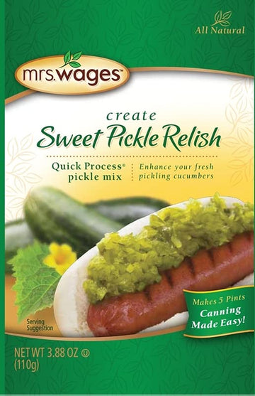 Precision Foods Mrs. Wages Quick Process Sweet Pickle Relish Mix, 3.88 Ounce