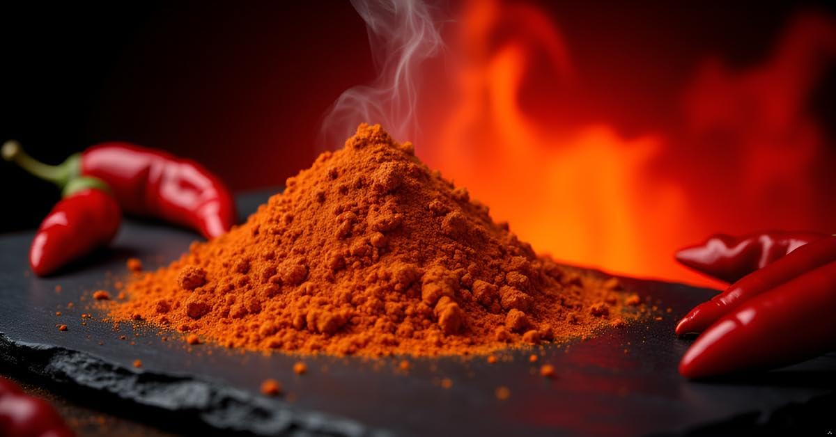 Essential Spice Carolina Reaper Chili Powder - Extremely Hot Ground Pepper with Fruity  Smoky Flavor - Made from 100% Pure Reaper Chilies - For Hot Sauce  Chili  Meat Rubs & Extreme Heat Lovers (25 Pounds)