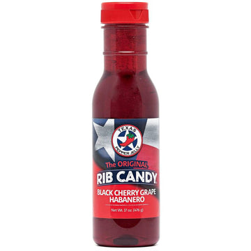 Rib Candy - Black Cherry Grape Habanero Net Wt. 17 Oz (476 G) Bottle