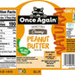 Once Again Natural, Creamy Peanut Butter, 9Lb Bucket (Same As 9 Jars) - Salt Free, Unsweetened - Gluten Free Certified, Vegan, Kosher, Non-Gmo Verified