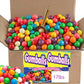 Gumballs Bulk Assorted Fruit, 17lbs Large. Gumballs for Gumball Machine - Less Than 1Inch With 24 Mm Gumball Machine Refill-Chew