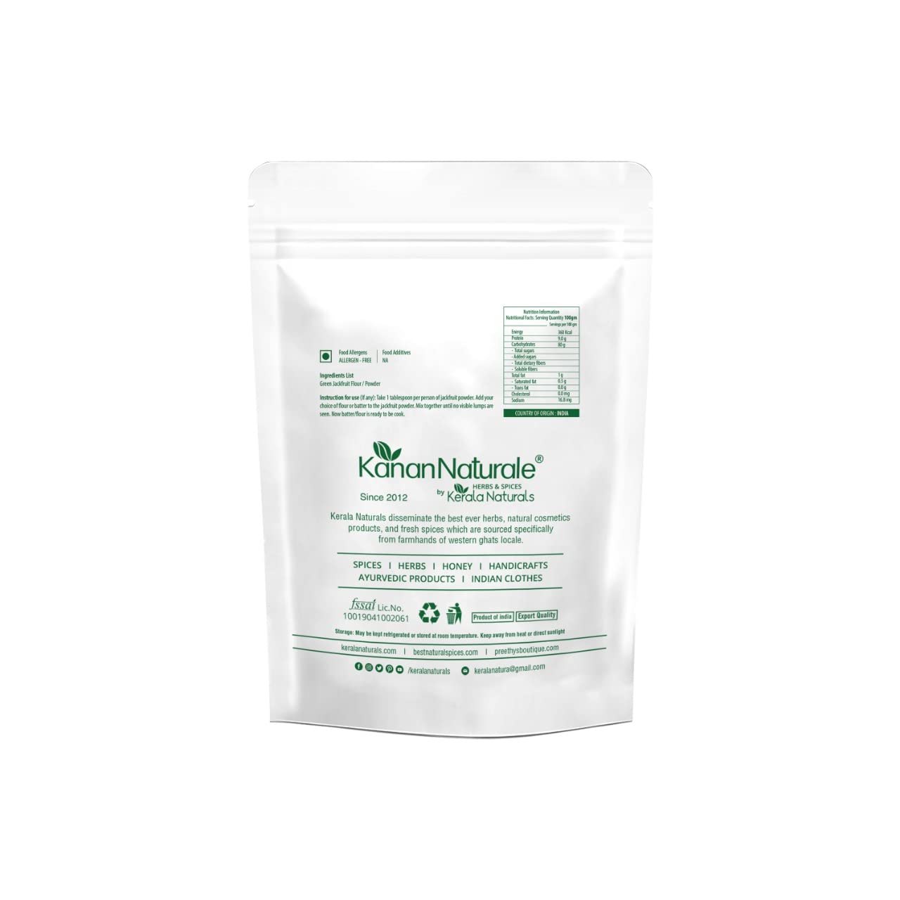 Jack Fruit Powder 100 gm - Raw Green Jackfruit Powder for a Healthy Lifestyle
