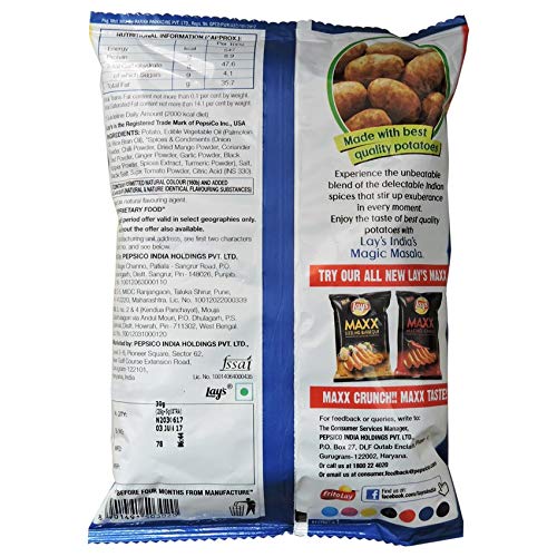 Great Bazaar Lays India'S Magic Masala, 52G (6 Pack)