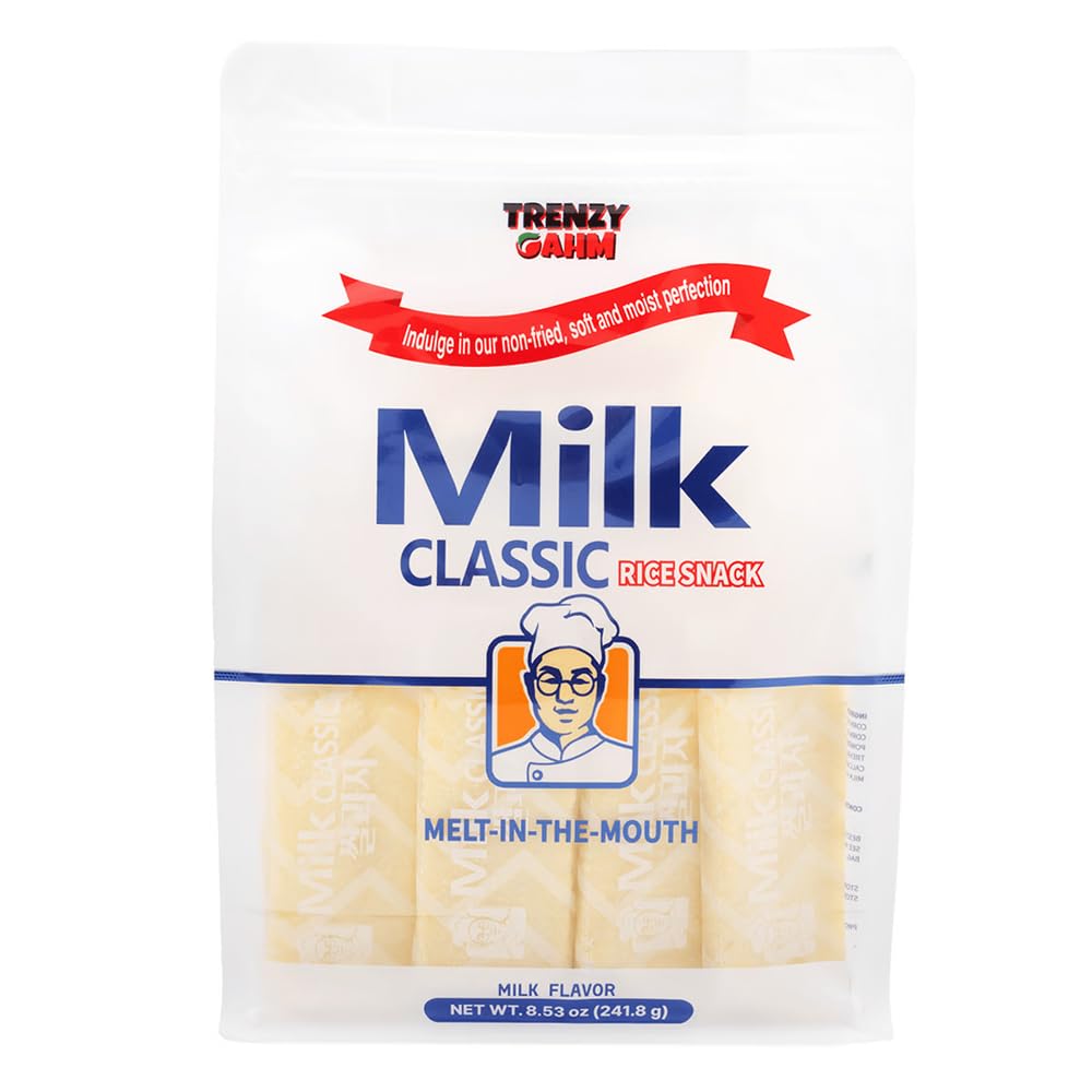 TRENZY GAHM Milk Classic Rice Crackers 8.53 oz/Original Flavor