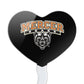 GRAPHICS & MORE Cupcake Picks Set of 6, Heart Design, Acrylic, One Size, Mercer University