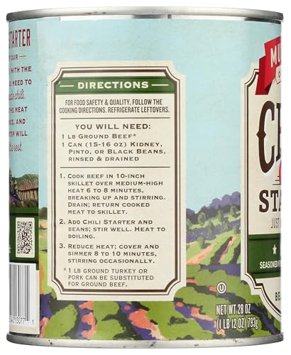 MUIR GLEN Organic Mild Chili Starter with Bell Peppers, 28 OZ