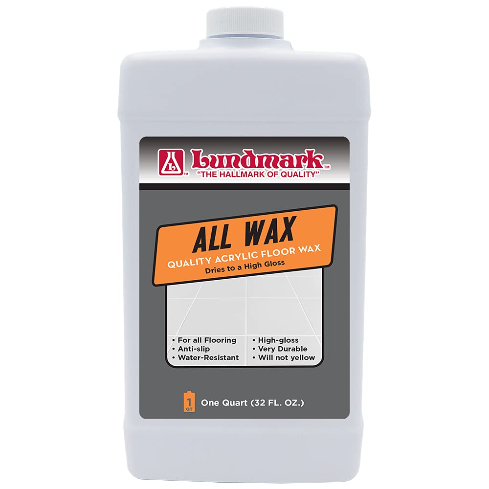 Lundmark All Wax Self Polishing Floor Wax 32-Ounce 3201F32-6
