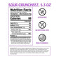 Rotten Sour Gummy Cruncheez - Low Sugar, Low Calorie, 5G Gut-Friendly Prebiotic Fiber, Gluten Free Candy, No Artificial Dyes - 5