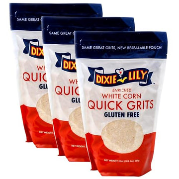 Dixie Lily White Corn Grits 20 Oz Pack Of 3